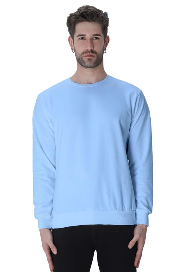 Baby Blue Unisex Sweatshirt - Image 1