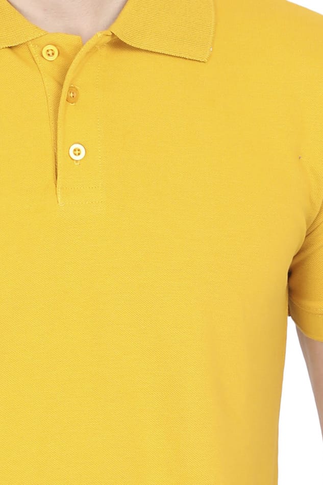 Mustard Yellow Male Polo - Image 1